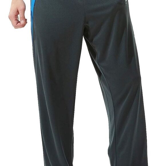 Men’s Athletic Pant with Zipper Pockets Open Bottom Sweatpants (704) - Picture 2 of 5